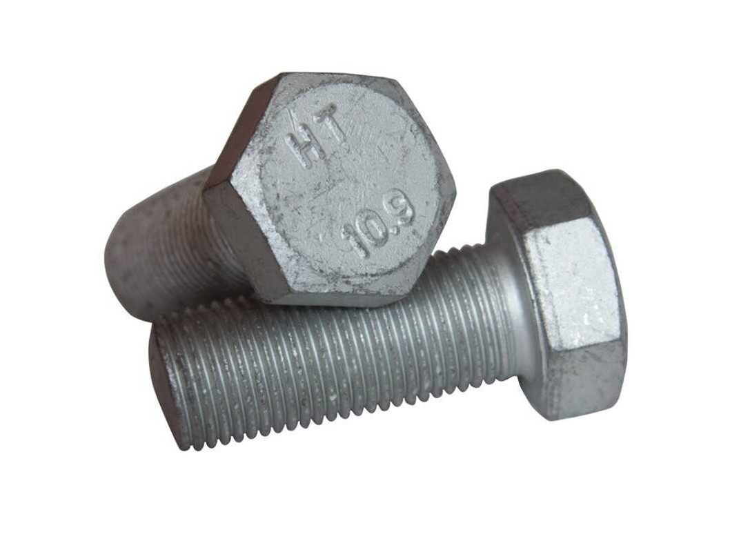 Болт шестигранний M16x1.5x55 10.9 цинк